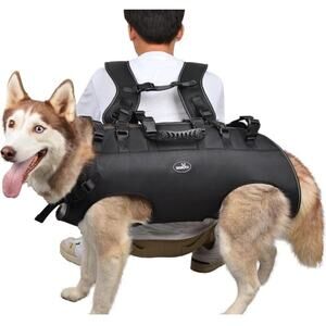 Dog Lift Harness Sling Back Pet Carrier for L/XL Dogs Hind Travel Support